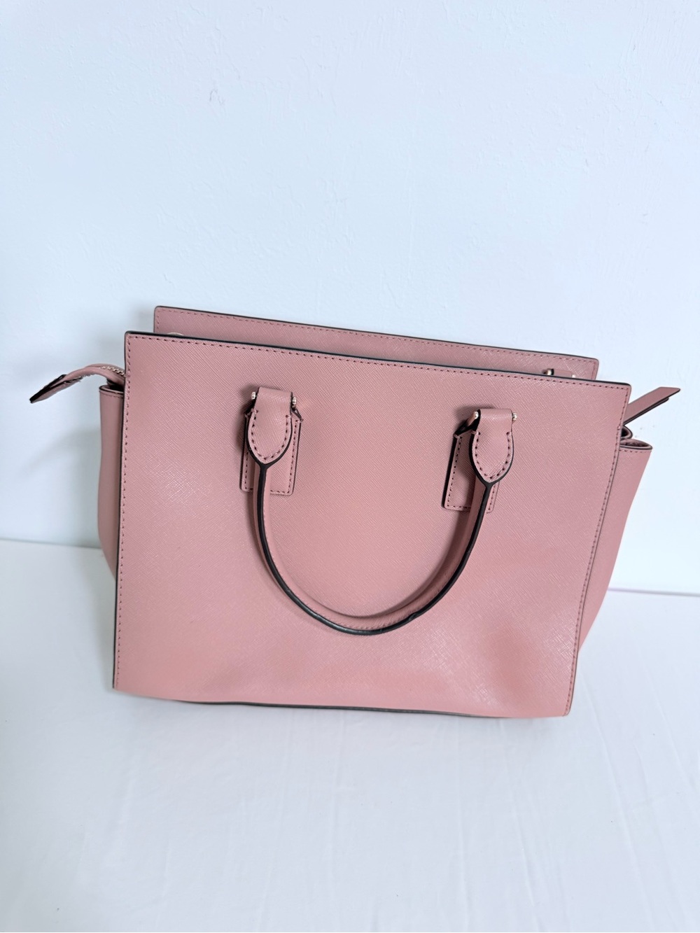 kate spade Blush Pink Leather Satchel with Detachable Strap - Picture 3 of 5